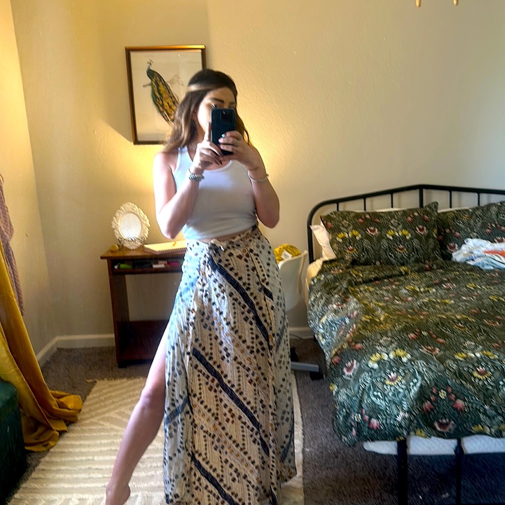 Free People Tan Print - Size 0